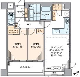 ヴェーゼント芝の杜ヒルトップハウス 3階 間取り図