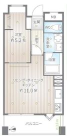 フリーディオ西麻布 3階 間取り図