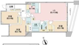 グランドメゾン高輪台 10階 間取り図