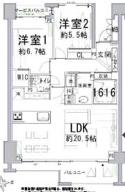 カスタリア神保町 9階 間取り図