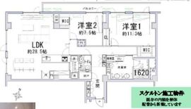 高輪フラット 2階 間取り図