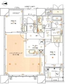 レジディア市谷薬王寺 24階 間取り図