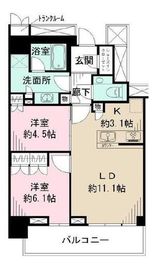 ザ・パークハウス晴海タワーズ クロノレジデンス 33階 間取り図