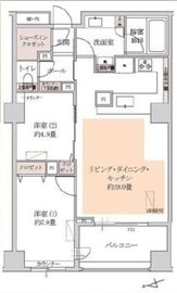 グランスイート明石町 3階 間取り図