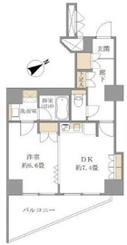 ユニーブル島津山 3階 間取り図