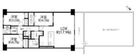 月島ホームズ 4階 間取り図