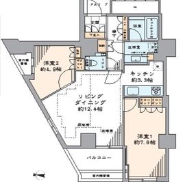 プラウドタワー本郷東大前 11階 間取り図