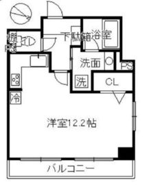 ライオンズマンション飯田橋駅前 8階 間取り図