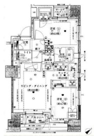 ウェリス銀座二丁目 4階 間取り図