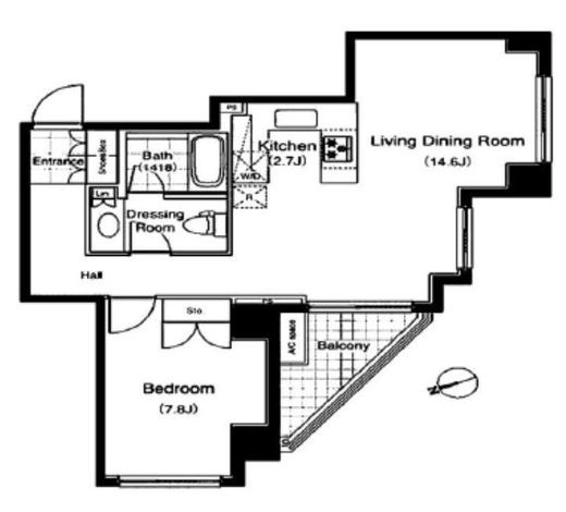 レグノ・ラフィネ南青山 13階 間取り図