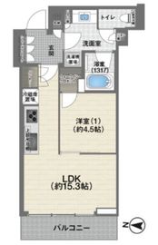フレアージュ恵比寿 10階 間取り図