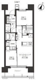 イニシア板橋桜レジデンス 7階 間取り図