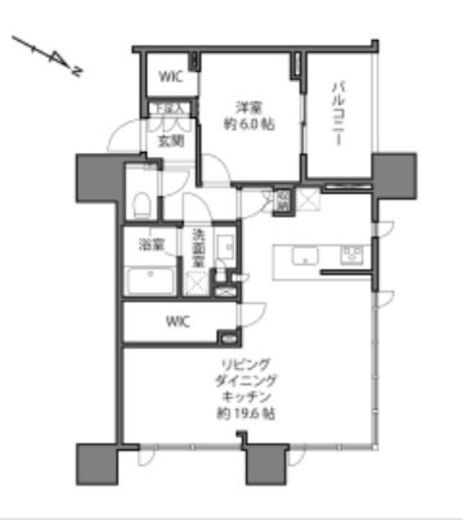 グランドミレーニア タワー＆スイート 30階 間取り図