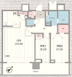 パークシティ武蔵小山ザタワー 28階 間取り図