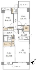 ラ・フォルム不動前 2階 間取り図