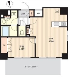 パレステージ中野 10階 間取り図