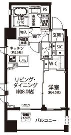 リビオ文京茗荷谷 2階 間取り図