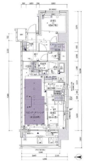 ザ・パークハウスアーバンス渋谷 6階 間取り図