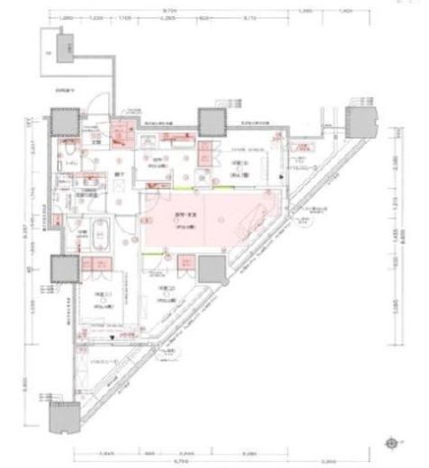 日本橋ファーストレジデンス 34階 間取り図