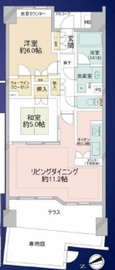 フォリアージュ 1階 間取り図