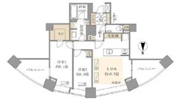 パークハウスオー・タワー 18階 間取り図