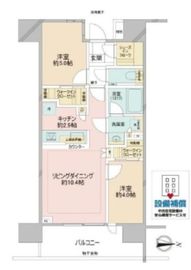 ガリシア品川 13階 間取り図