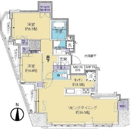 インプレスト文京東大前 15階 間取り図