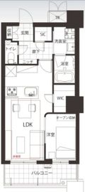 パークタワーグランスカイ 10階 間取り図