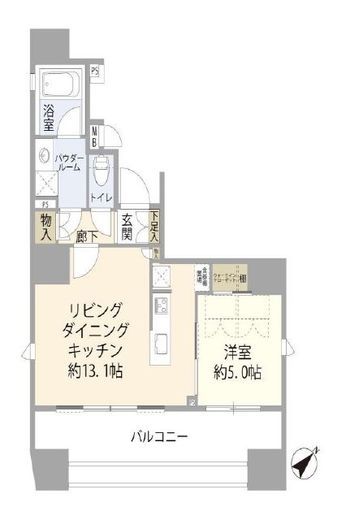 ステージファースト蔵前2アジールコート 3階 間取り図