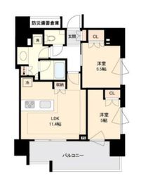 アトラス笹塚駅前 14階 間取り図