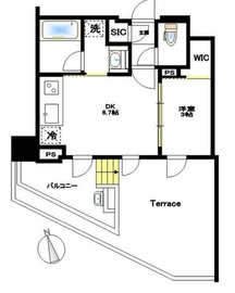 ピアース代々木上原 1階 間取り図