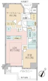 ジオ目黒 3階 間取り図