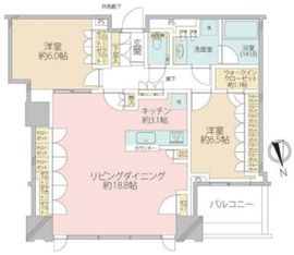 ザ・パークハウスアーバンス東五反田 40階 間取り図