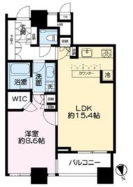 ザ・タワーズ台場 イースト 16階 間取り図