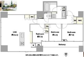 パークコート千代田四番町 6階 間取り図