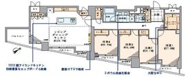 クリオタワー大塚台 15階 間取り図