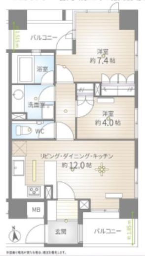 六本木デュープレックスエムズ 13階 間取り図
