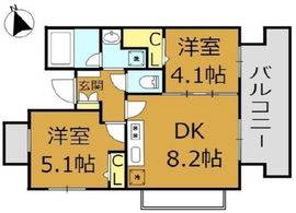 ZOOM品川南 9階 間取り図