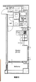 セントラルレジデンス番町シティタワー 4階 間取り図