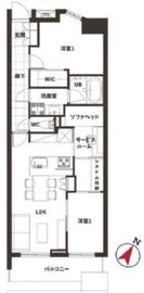 ファミール日本橋ブルークレール 8階 間取り図