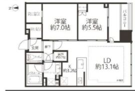 シティタワー銀座東 13階 間取り図