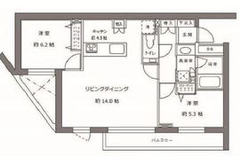 バースシティ東五反田 1階 間取り図