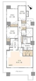 シエルズガーデンエールタワー 3階 間取り図