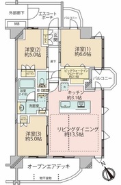 ヴェレーナグラン門前仲町 10階 間取り図