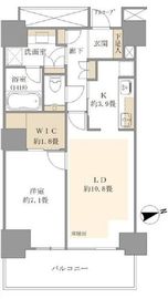 代官山BLESS鉢山 6階 間取り図