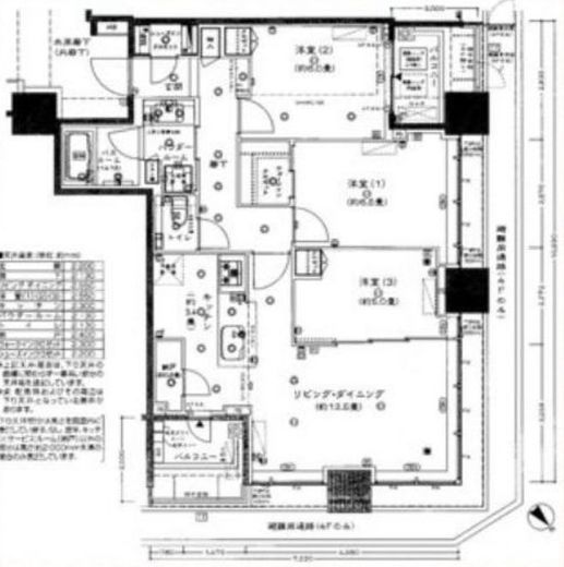 代官山BLESS鉢山 31階 間取り図