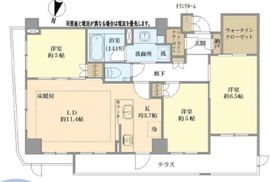 クレヴィア小杉御殿町 1階 間取り図