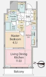 パークコート渋谷ザタワー 11階 間取り図