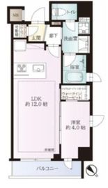 クレイシア月島 5階 間取り図