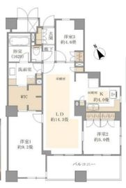 プレミスト明石町 8階 間取り図